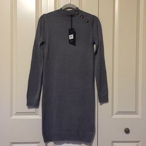 ASOS Brave Soul Grey Sweater Dress NWT